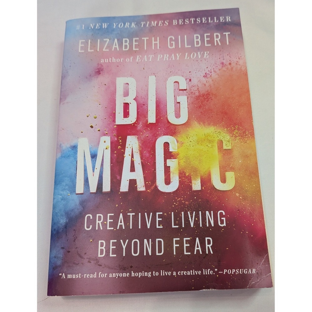Elizabeth Gilbert Big Magic Book Unisex OS Multicolor Good Self-Help Paperback